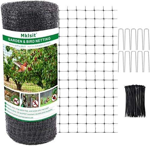 Tenax Deer Fencing, 165-ft x 7.5-ft Black Plastic Extruded Mesh Rolled Fencing, $123, reg. $180, made in USA