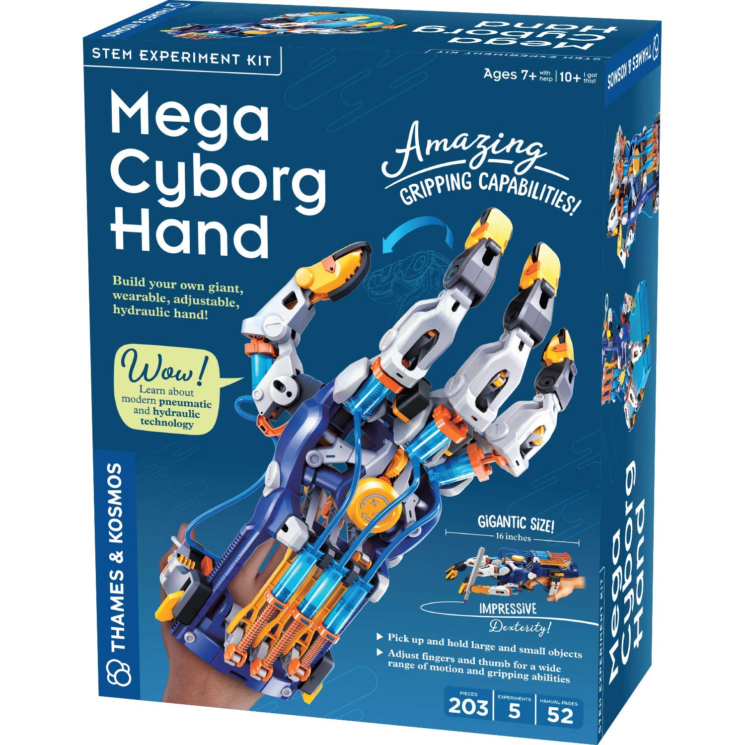 Thames Kosmos Mega Cyborg Adjustable Hydraulic Hand STEM Experiment Kit $26.92 Free Shipping w/ Prime or on $35