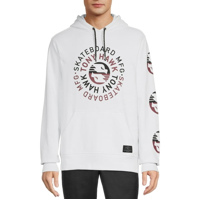 Tony Hawk Men s Hawk Logo Fleece Hoodie White M, XL $8.60, Black M-XL $8.78 Free Shipping w/ Walmart or on $35