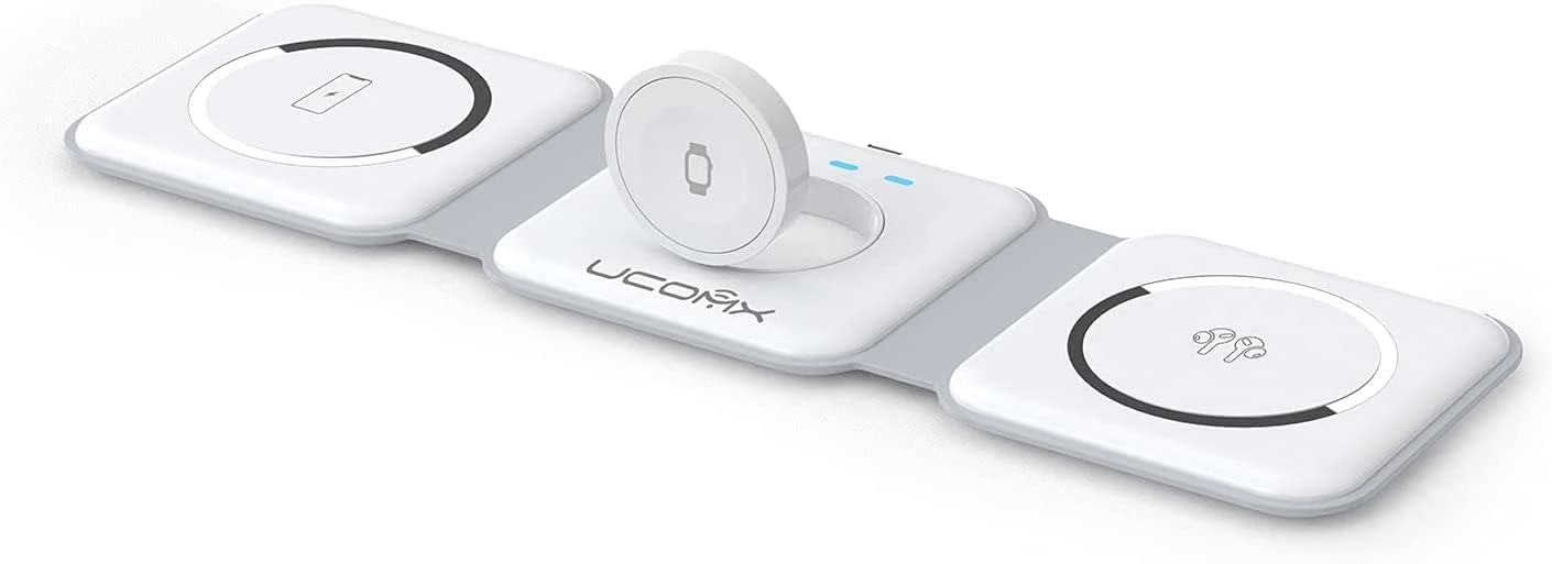 UCOMX Magnetic Foldable Nano 3 in 1 Wireless Charger for Apple Devices $16 Free Shipping