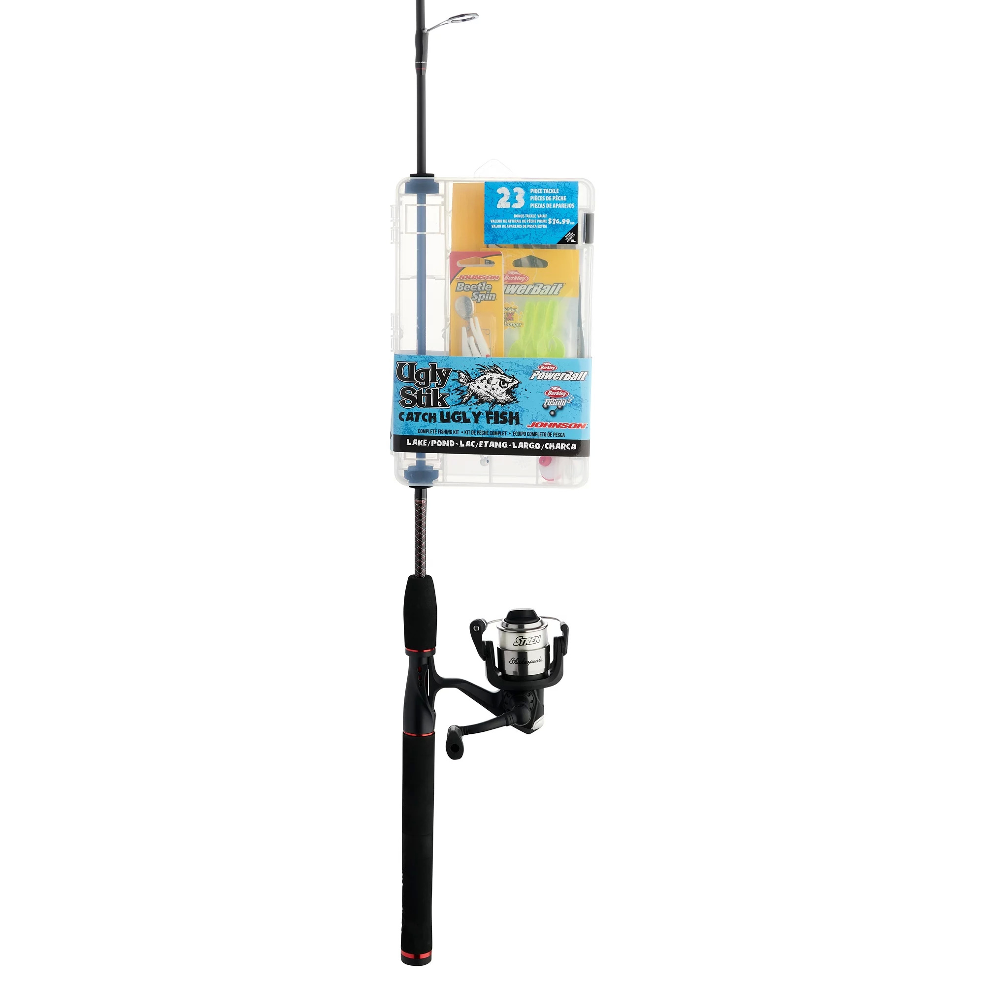 Ugly Stik Catch Ugly Fish Lake/Pond Spinning Rod Reel Combo $39 Free Shipping