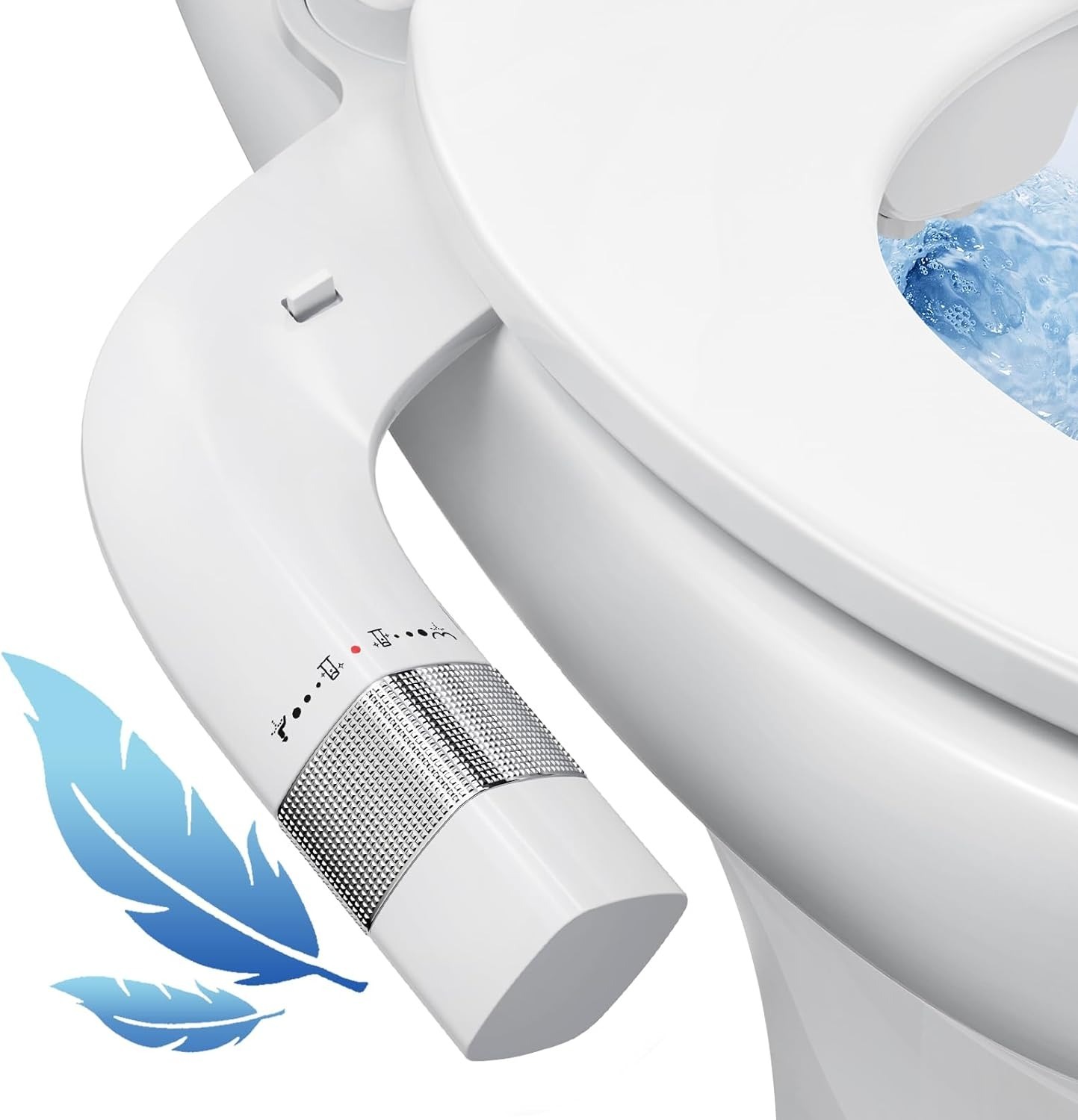 Veken Ultra-Slim Duel Nozzle Bidet Toilet Attachment $15 Free Shipping w/ Prime or orders $35