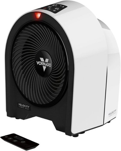 Vornado - Velocity 5R Whole Room Portable Space Heater with Remote - White $90