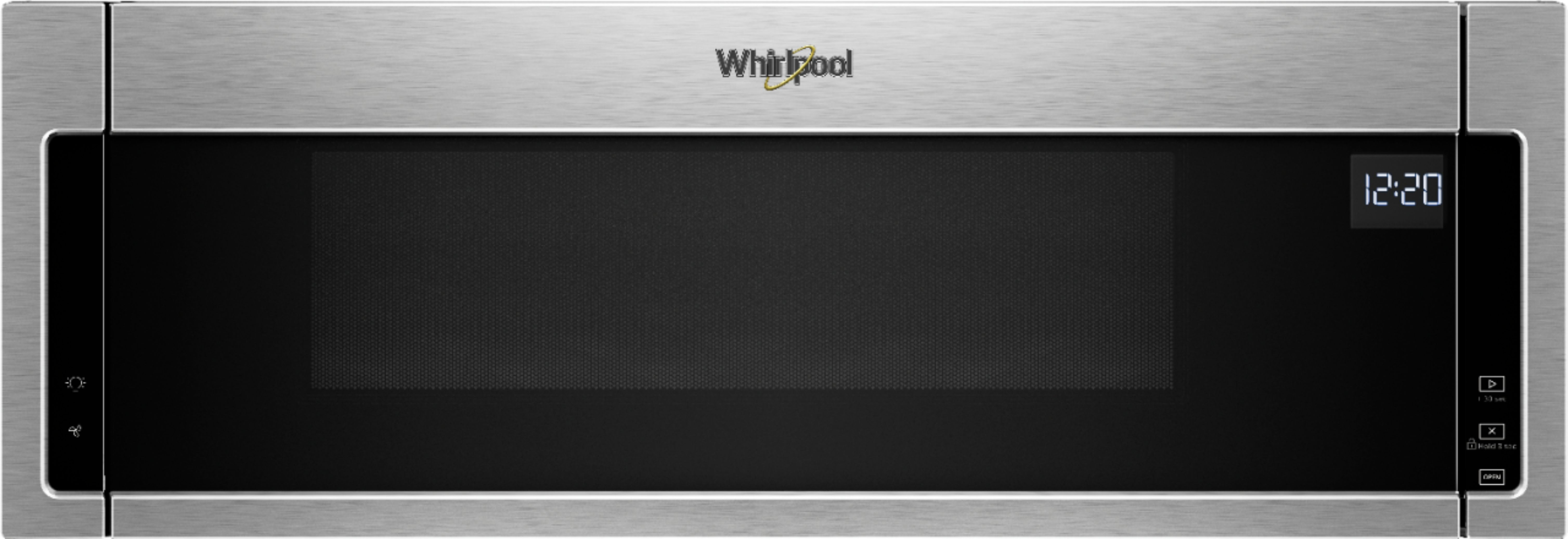 Whirlpool 1.1 Cu. Ft. Low Profile Over-the-Range Microwave Hood Combination Stainless Steel WML55011HS - Best Buy $399