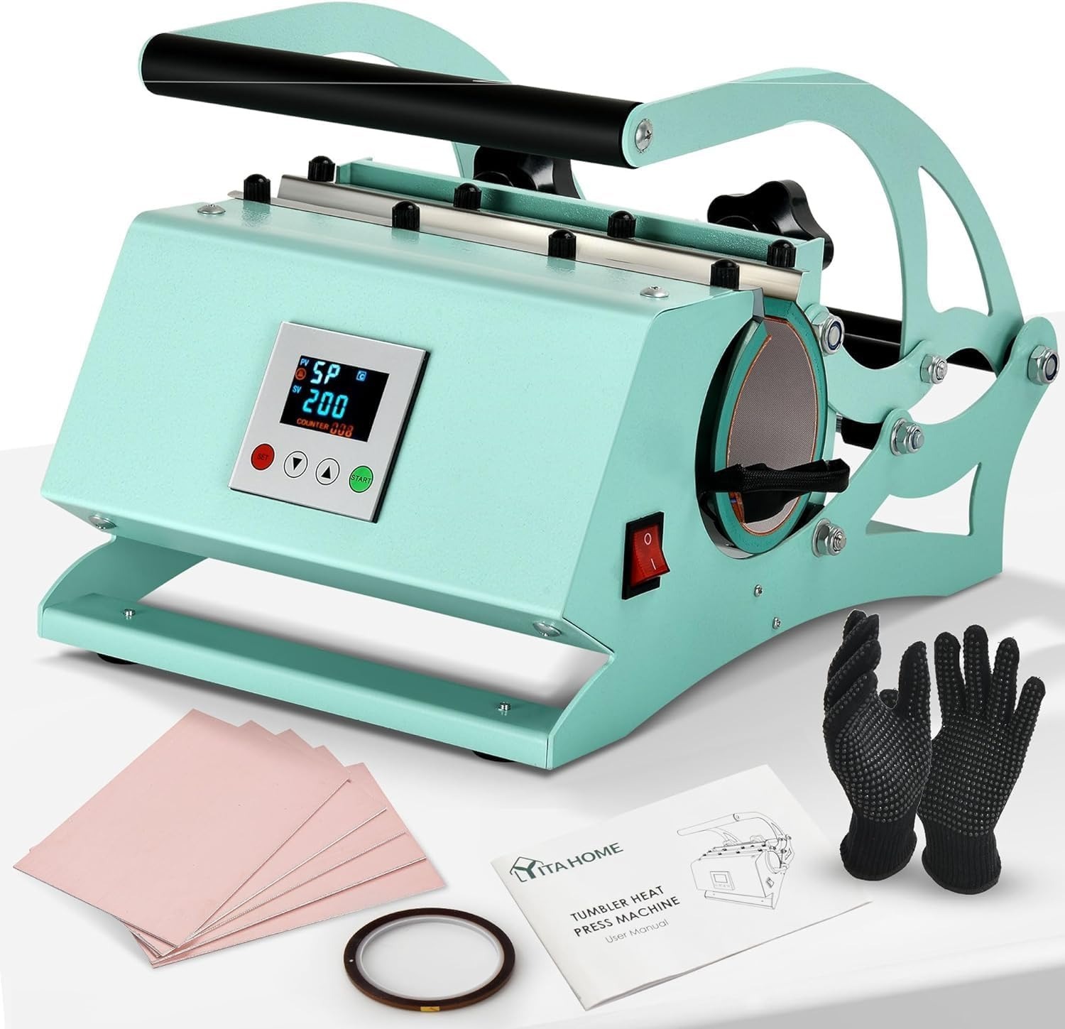 YITAHOME Tumbler Heat Press Machine Straight Sublimination for 11-30oz Mugs $73 Free Shipping