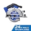 YMMV In Store Only - Kobalt 24-volt 6-1/2-in Brushless Cordless Circular Saw Bare Tool Lowes.com - $59