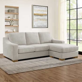 YMMV Thomasville Dillard Sofa with Reversible Chaise- Costco - $550