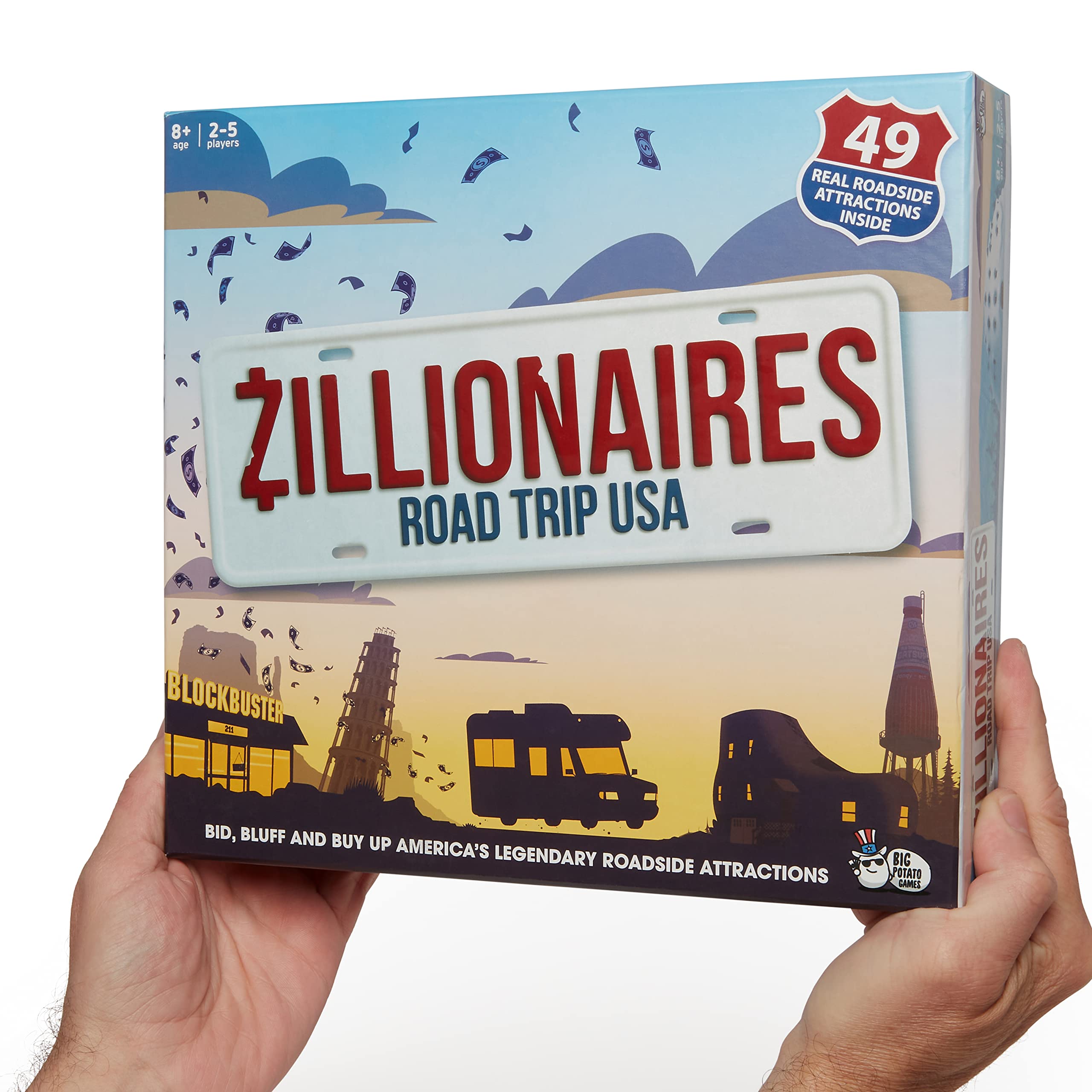 Zillionaires Road Trip USA Family Board Game $5.09 Free Shipping w/ Prime or on $35