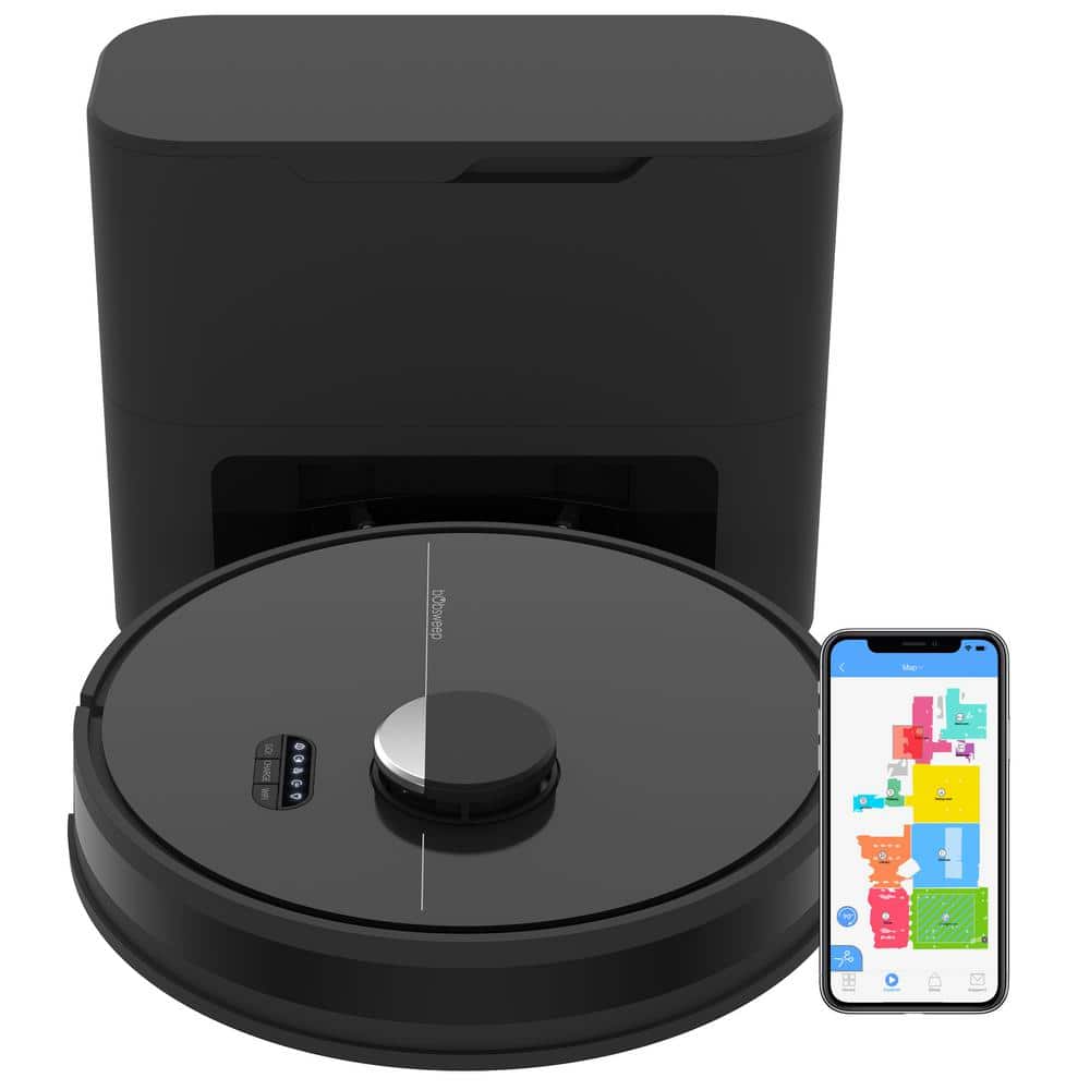 BObsweep Dustin Wi-Fi Connected Self-Emptying Robot Vacuum and Mop in Night $219.99