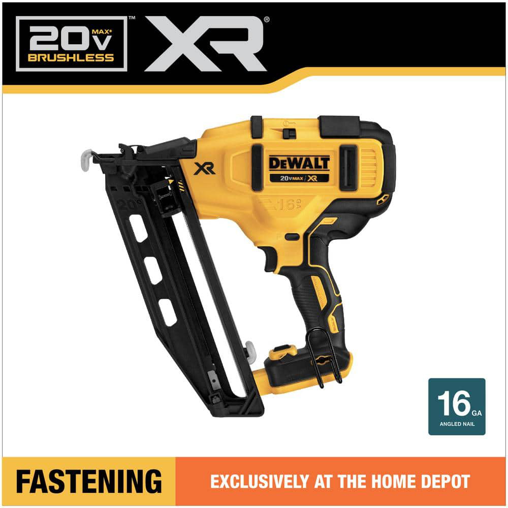 Dewalt 16 gauge angled finish nailer - $231, YMMV in store at Home Depot