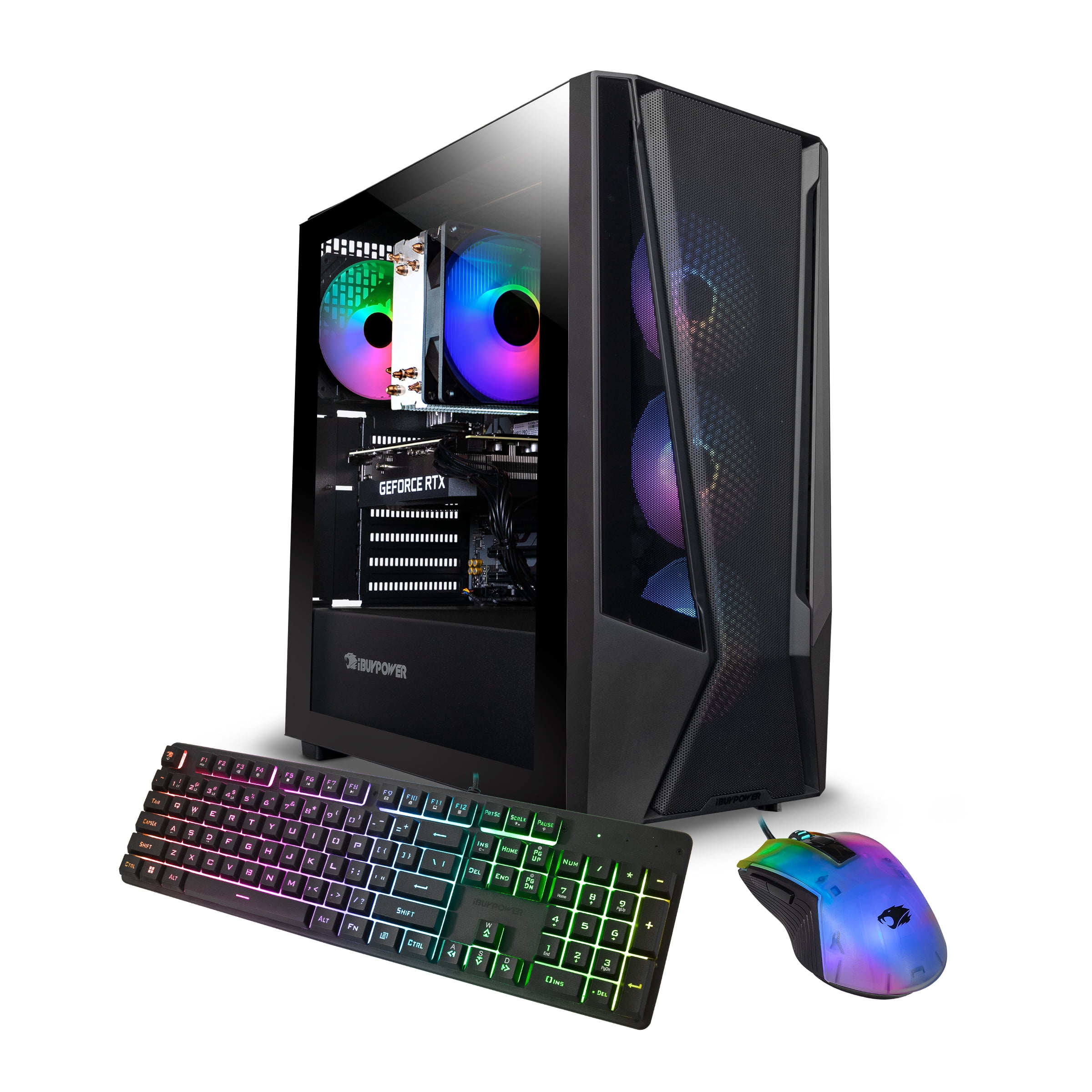 IBUYPOWER Gaming Desktop - TMA7N4601 - AMD Ryzen 7 5700 - NVIDIA GeForce RTX 4060 8GB - 16GB DDR4 RGB - 1TB NVMe $900