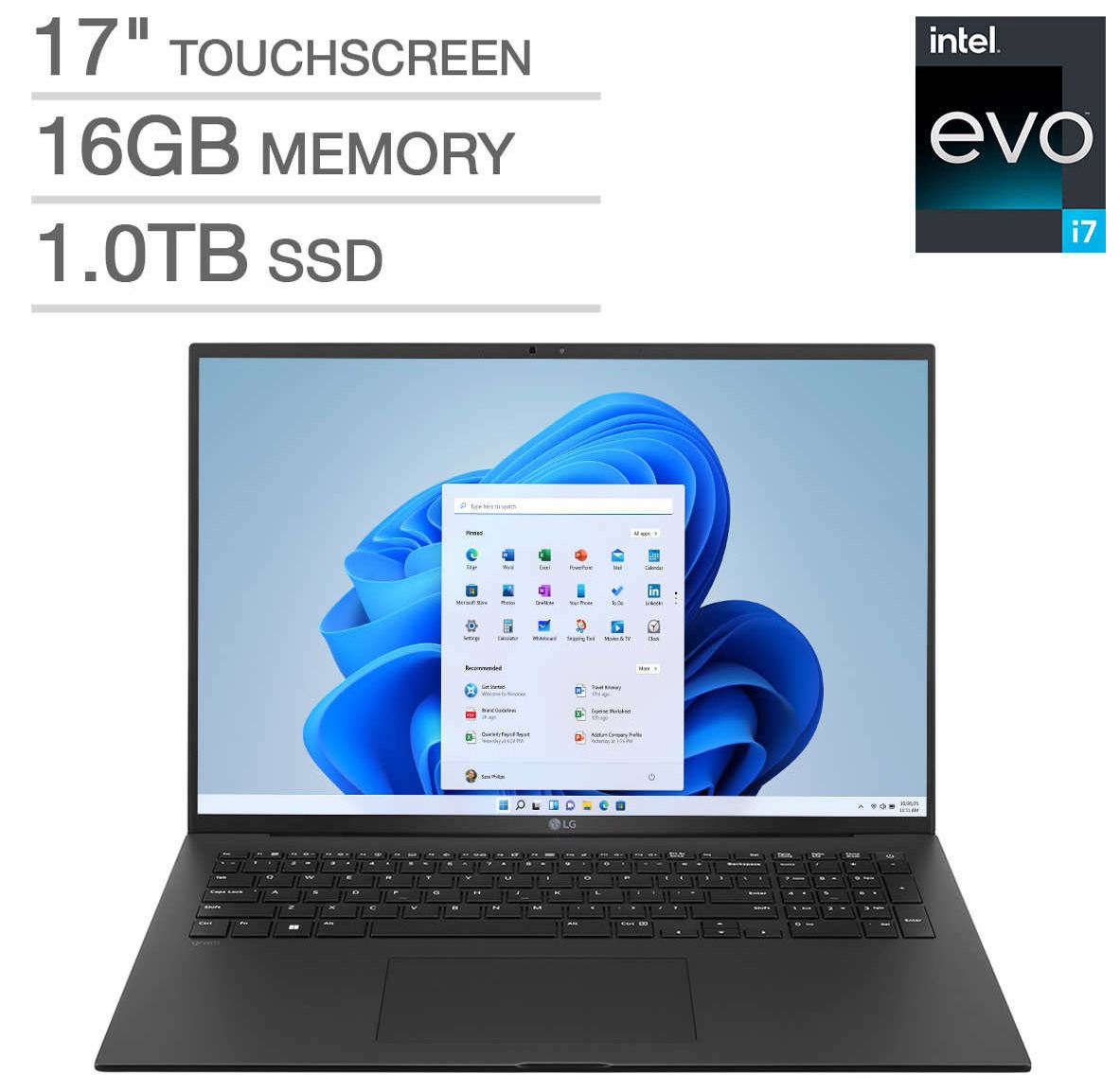 Lg gram 17 touchscreen 1TB SSD, 16GB Ram, Intel i7-1360P $900 costco Mar 5-31st
