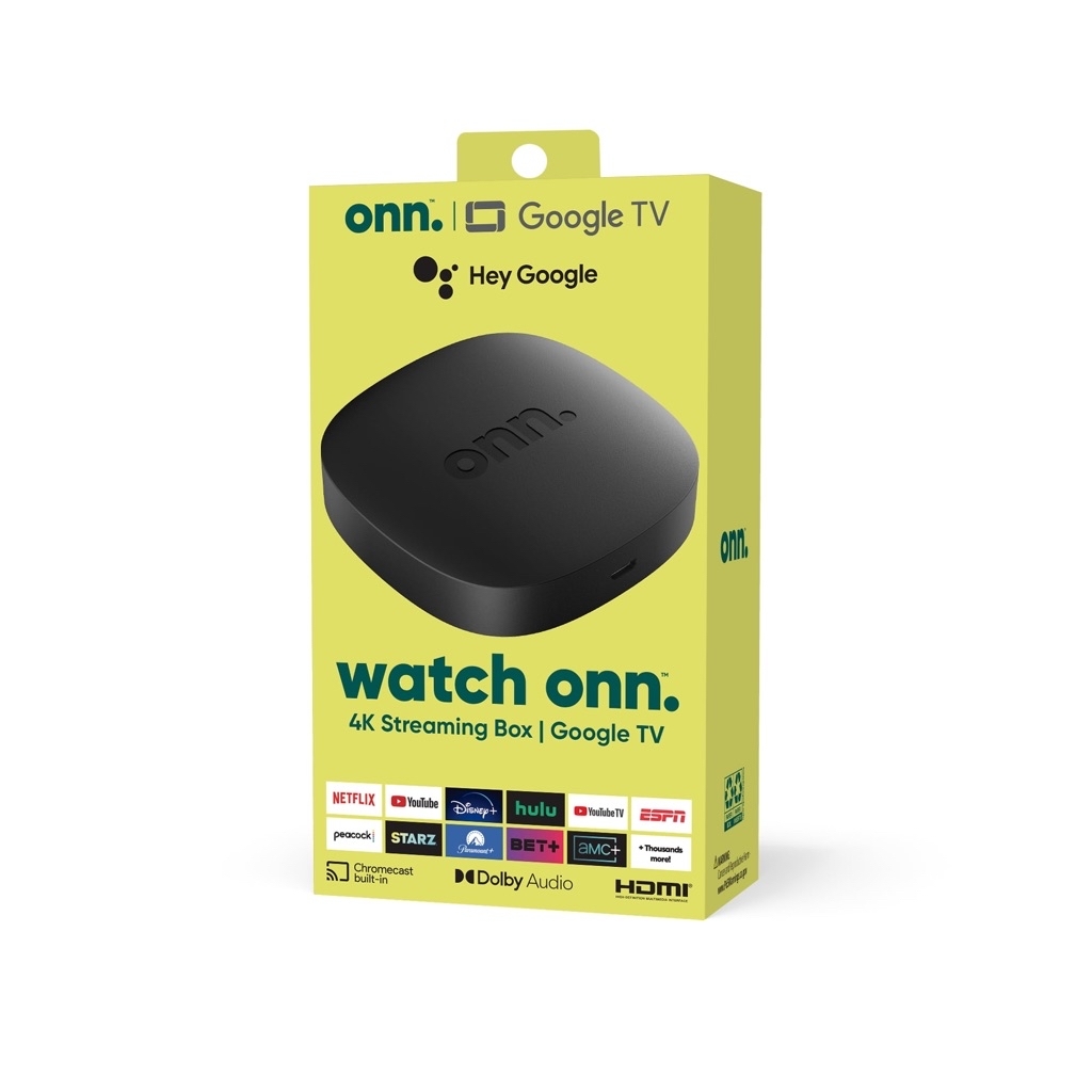 Onn. Google TV 4K Streaming Box New, 2023 , 4K UHD resolution - $20